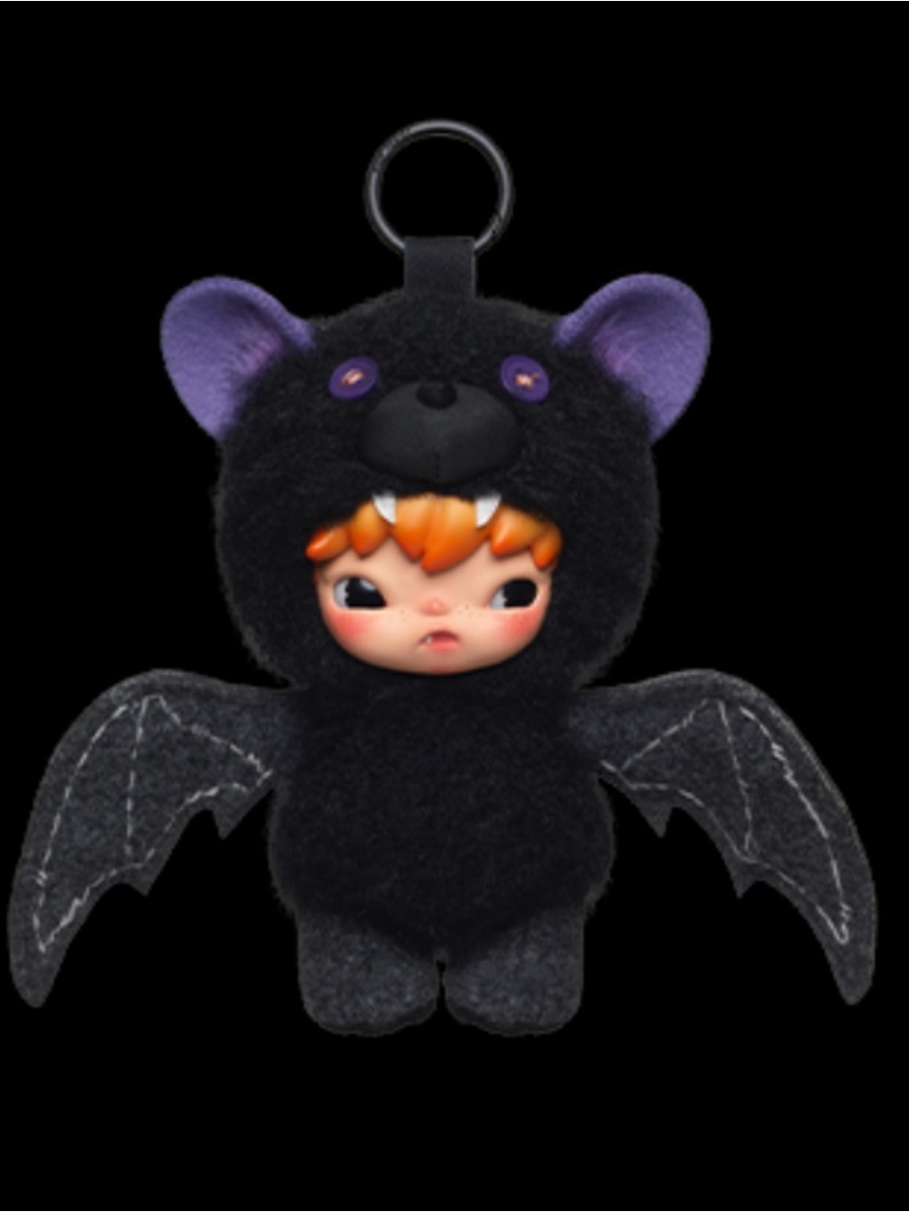 Hirono After Dark Upside Down Bat Confirmed Plush Pendant